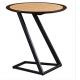 wooden side table/end table with metal base,casegoods , hotel furniture,TA-0054