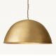 Nickel / Brass / Bronze Grand Dome Pendant Light Adjustable Height