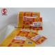 Black Tea Packaging Food Grade Laminating Film Roll With Yellow Foil Glossy Printing