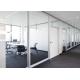Hot selling partition wall frameless 90 series double glazed partition wall white color