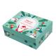 CMYK Printing Christmas Packaging Boxes Christmas Gift Boxes With Lids Tray