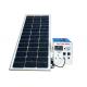 Black 12a 2000w Home Solar Power Systems Monocrystalline Silicon 500 Hrs For Camping