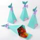 Wedding Birthday Party Customized Gift Box Paper Candy Box With Mermaid Tail