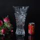 28.5CM Tall Rice shaped pattern vase high Clear glass vases China wholesale supplier