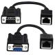Cat5 Cat6 RJ45 To RS232 Cable , DB9 9 Pin Industrial Ethernet Cable Assemblies