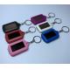 Print Solar Key Chain 3 Lamps LED Light For Promotional Gifts