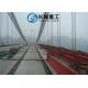 High Stiffness Bailey Suspension Bridge  long Spans Solidly Longevity
