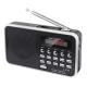 LED FM Portable Battery Operated Radio With 3.7V 400mAh Battery