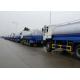 Pneumatic / Manual Control System 16CBM Water Tank Truck 6×4 Drive Type