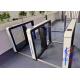 Custom Color White Access Control Turnstiles Quick Pass Swing Barrier Speed Gate