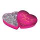 Pink Heart Shaped Chocolate Gift Box Valentine'S Day Packaging With Tinfoil