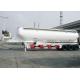 Carbon Steel Dry Bulk Tank Trailers , 50000L Capcity Bulk Powder Tankers