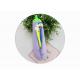 Eggplant Shaped Silicone Pencil Case / Creative Clutch Bag With Plastic Zipper