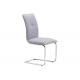 Sturdy Brushed 43cm 94cm 10KGS Stainless Steel Frame Chairs