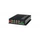 4 ch 1080P HD SDI fiber optic video converter with HDCP Compliant 5V Power Supply optical audio transmitter