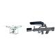 High Power Black Drone Frequency Blocker For Government , Low Battery Alarm
