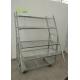 Display Flower Trolley CC Racks Garden Cart , Flower Display Trolley