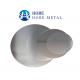 Metal Alloy Aluminum Round Circle Wafer Discs For Road Warning Signs 1070
