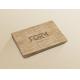 Wooden RFID Hotel Key Cards Eco Friendly Bamboo Smart Chip For Access Control