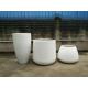 New arrival light weight large fiberstone planter pots for home and garden decorations
