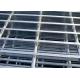 Galvanised Steel Grating For Metal Grate Flooring Round Steel Cross Bar