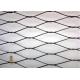 SS316 Material Knotted Rope Mesh Roll Size Customized With Surface Polished