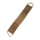 Natural Brown Hemp Exfoliating Back Strap For Hard Reach Area Back Cleaning