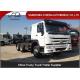 EURO II Tractor Head Trucks 420 HP 6 * 4 Drive Wheel Diesel Fuel Type