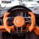 997 Wooden Orange Stitch Steering Wheel Porsche Alcantara Sport Car