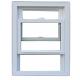 Low-e Glass Vinyl Windows Clear Color Single Hung Window for Home Doors and Windows OEM