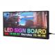 Full Color Indoor Scrolling LED Text Sign Display 96*384cm With Adjustable Brightness