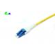 China Made Uniboot LC - Uniboot LC Duplex Fiber Patch Cable 3.0mm Unti-tube Available For Single Mode / OM1 / OM2 / OM3