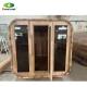 Cube Outdoor Dry Sauna Room With Stove, Cedar Sauna For 4-6 persons