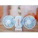 Small Size Air Blower Small Battery Operated Fan 1200mah Two Head 3hrs Harge Time