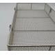 310S Stainless Steel Wire Mesh Medical Disinfect Basket Round / Square Shape