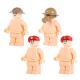 MOC WW2 military soldiers army mini figures headgear helmet building block compatible with legoinglys