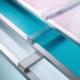 100% Waterproof Blue U-shaped Lock Danpalon Polycarbonate Hollow Sheet for Greenhouse Roofing