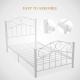 Stable Load Bearing Steel Furniture Bed Easy Assembly Wear Resistant