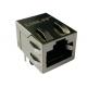 JFM24310-0122-4F Single Port Rj45 Connector With Integrated 10/100 Lan Tab-Up