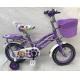 ODM Pink Small Kids Bikes Girls 12'' Kids Bicycle With Single Speed Gears