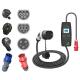 Adjustable 3.5Kw 7kw 11kw 22kw Portable AC Ev Charger Type 2 Electric Fast Charger