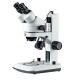 Stereo microscope zoom mag track stand upper and lower lighting inclined head 95mm plate clips