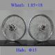 REAR Spoked Motorcycle Wheels Colorful Steel Custom Spoke Motorcycle Wheels