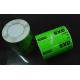 Printing printable writable green flourescent adhesive paper logistics following label roll