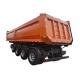 Heavy Load Tipper Truck Trailer 4 Axles Carbon Steel U Type