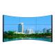 Wall Mountable Curved LCD Video Wall 3840 * 2160 Resolution For Railway Station