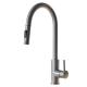Steel 304/316 material Kitchen Faucet Satin Deck Mount Single Handle Water tap stainless steel kitchen faucet