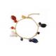 Custom Chain Pearl Drop Shape Natural Gemstone Bead Bracelets For Valentine's Day