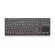 108 Keys Water Proof Silicone Industrial Keyboard Desktop Medical Keyboard With Touchpad