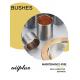 Bronze Bimetal Bushings | Carbon Steel With Tin-Lead-Bronze Alloy Cusn10pb10 Sintered